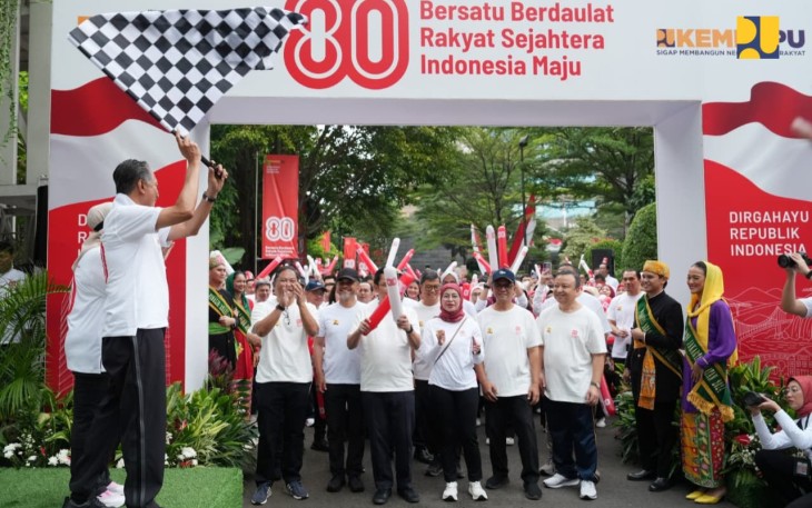 Kementerian PU Selenggarakan Jalan Sehat dan Festival Merdeka