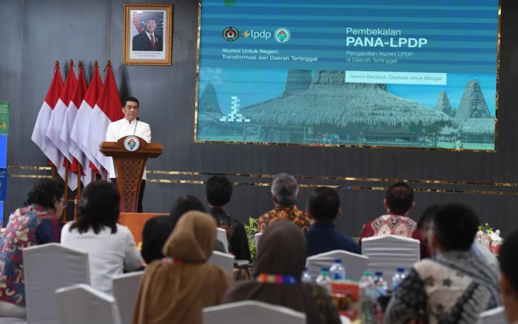 Wakil Menteri Desa dan Pembangunan Daerah Tertinggal Ahmad Riza Patria berpesan agar peserta Program Pengabdian Alumni Non ASN Lembaga Pengelola Dana Pendidikan