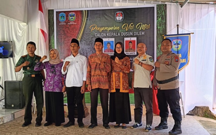 Danramil 0801/07 Ngadirojo Hadiri Tahapan Pemilihan Kepala Dusun