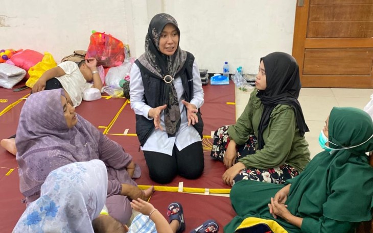 Wakil Ketua DPRD Jawa Timur (Jatim) Sri Wahyuni, usai mengunjungi lokasi bencana bersama wakil gubernur Jawa Timur Emil Elestianto Dardak, Kamis (02/10/25)