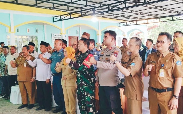 Ngopi Pagi Bersama Forkopimcam Teluk Sebong Sekaligus Launching SITAJAM 