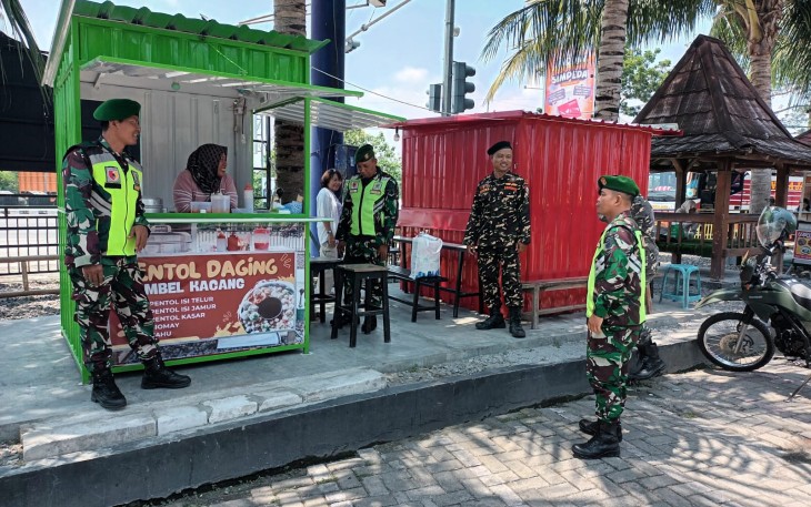 Patroli Gabungan TNI dan Banser di Kecamatan Madiun Perkuat Sinergi Kebangsaan