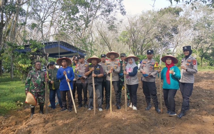 Polsek Belitang III Dukung Swasembada Pangan