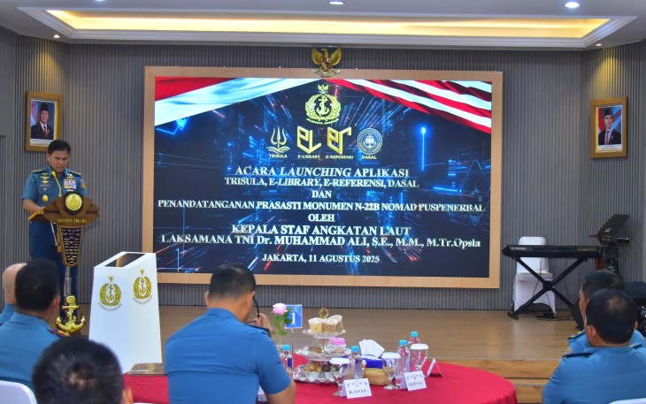 Acara peluncuran digelar di Markas Besar Angkatan Laut (Mabesal), Jakarta Timur, pada Senin (11/8), dan dipimpin langsung oleh Kepala Staf Angkatan Laut (Kasal), Laksamana TNI Dr. Muhammad Ali, S.E., M.M., M.Tr.Opsla
