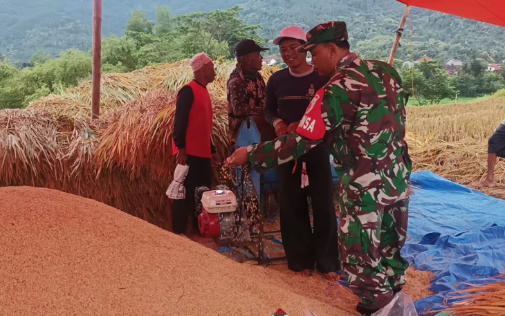Kawal Program Sergab, Upaya Babinsa Kodim Ponogogo Sukseskan Han Pangan