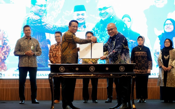 Penandatanganan Nota Kesepahaman dan Perjanjian Kerjasama di Kementerian Hukum RI