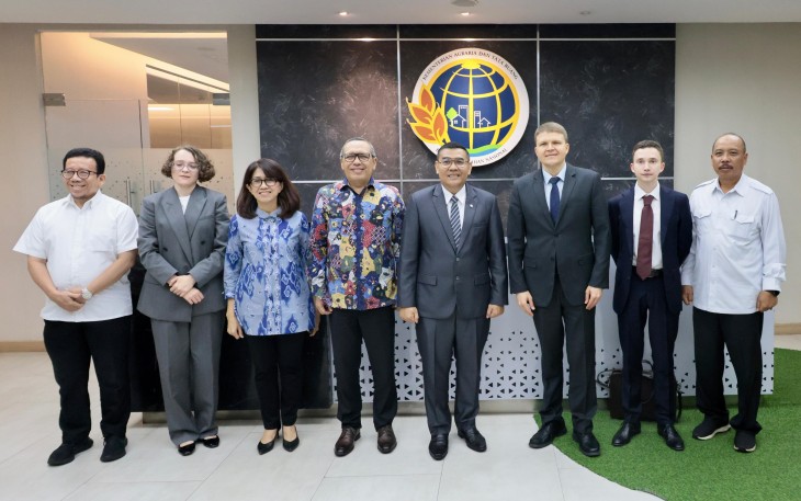 Foto bersama usai audiensi, di Kementerian ATR/BPN, Jakarta. 