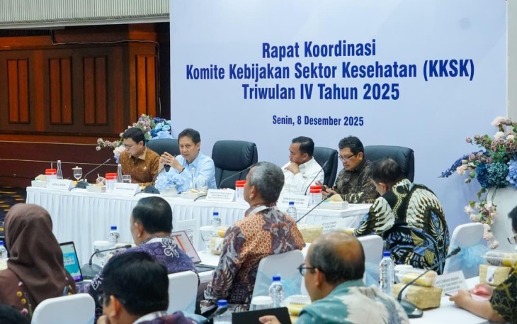 Rapat Koordinasi Triwulan IV di Kementerian Kependudukan dan Pembangunan Keluarga (Kemendukbangga)/ BKKBN Jakarta, Senin (8/12). 
