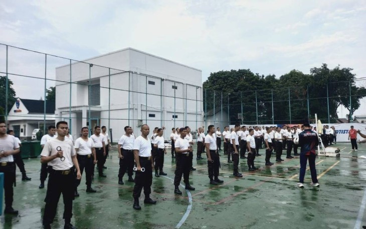 BRI Otista Region 6/Jakarta 1 dan PKSS Adakan Pembinaan Fisik Petugas Keamanan & Pengemudi