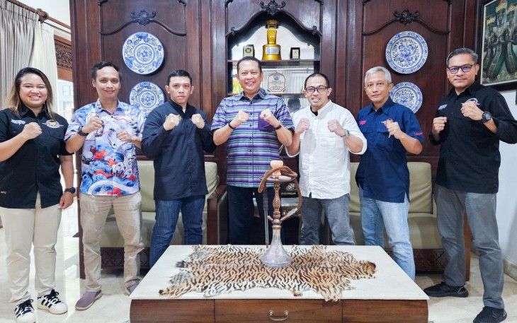 Bamsoet saat menerima Pengurus PB KODRAT di Jakarta, Jumat (28225).