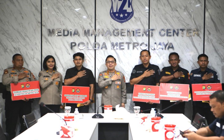 Bidhumas Polda Metro Jaya Gelar Anev Bulanan