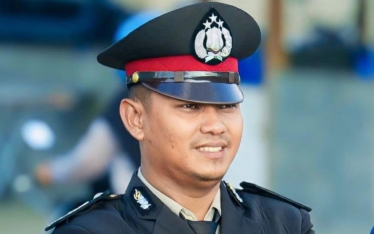 Bripka Syamsurizal, personel Polsek Singkep Barat, Polres Lingga