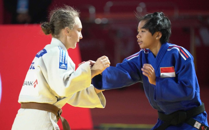Asian Cadets and Junior Judo Championship 2025 di Tennis Indoor, Senayan, Jakarta, Kamis (11/9)