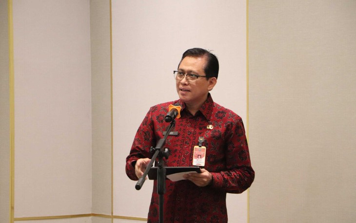 Dirjen Bangda Kemendagri Restuardy Daud 
