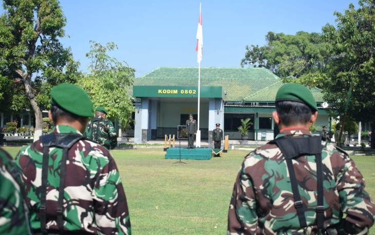 Upacara Hari Kesaktian Pancasila di Kodim 0802/Ponorogo 