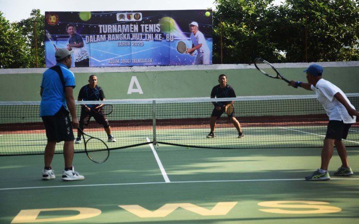 Turnamen tenis Kodim Trenggalek 