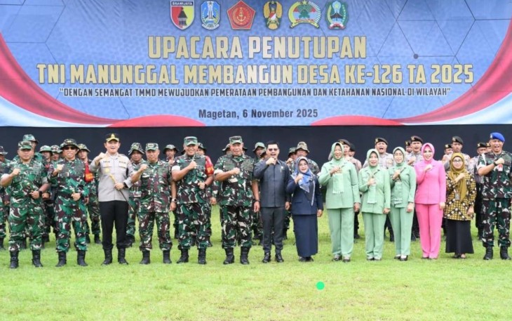 Penutupan TMMD ke 126 Kodim 0804/Magetan 
