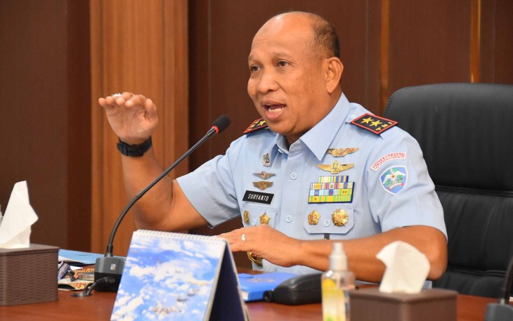 Dankoharmatau Marsda TNI Ir Suryanto