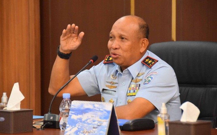 Dankoharmatau Marsda TNI Ir Suryanto 