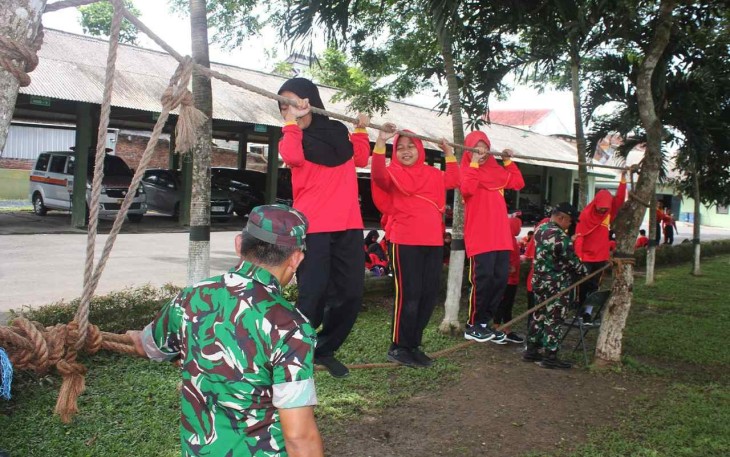 Wasbang pelajar di Makodim Trenggalek 