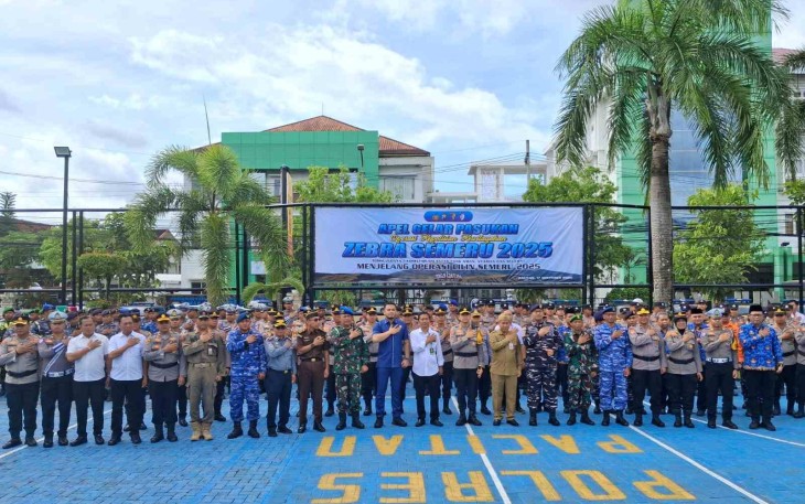 Apel Gelar Pasukan Operasi Zebra Semeru 2025