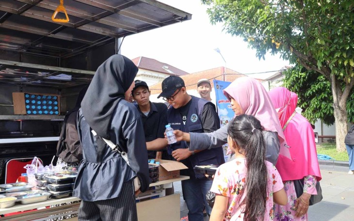 Warga antusias cicipi menu MBG di CFD Kota Solo, Minggu (23/11)