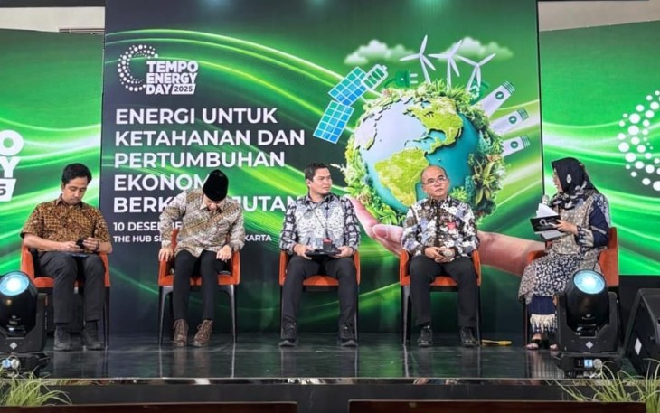 Direktur SUPD I Ditjen Bina Pembangunan Daerah Edison Siagian pada kegiatan Tempo Energy Day 2025 belum lama ini yang mengusung tema “Kebijakan Energi untuk Ketahanan: Menjaga Keamanan Energi di Tengah Perubahan Global”.