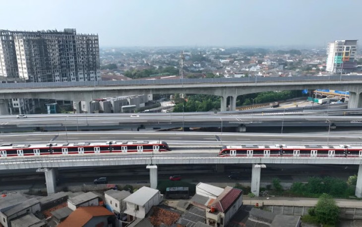 HUT TNI Dorong 57.993 Pengguna LRT Jabodebek pada Akhir Pekan