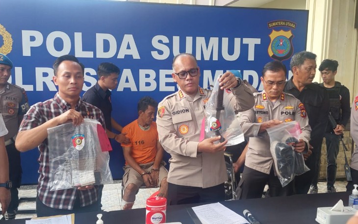 Paparan Kasus Perampokan Disampaikan Kapolrestabes Medan (25/02/2025)