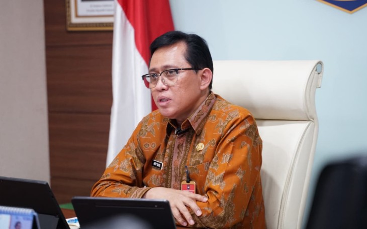 Dirjen Bangda Kemendagri Restuardy Daud 