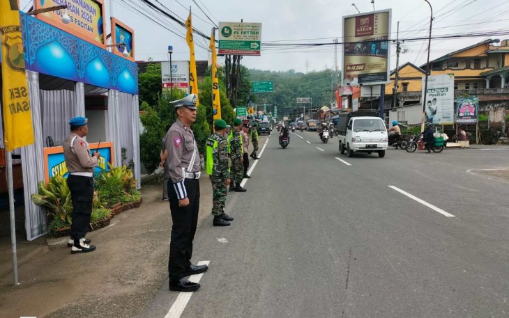 Pengamanan arus mudik lebaran 