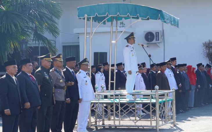 Wali Kota Tebing Tinggi Pimpin Upacara Peringatan Hari Otonomi Daerah Ke-XXIX Tahun 2025