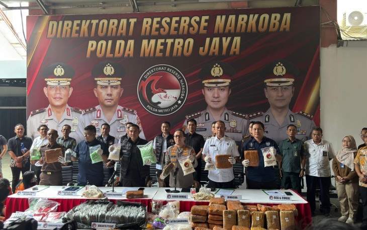 Polda Metro Jaya Musnahkan 315,7 Kg Narkotika Hasil Sitaan Februari–April 2025