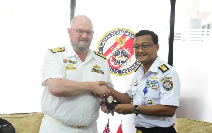 Bakamla RI Terima Kunjungan Chief of Operations Maritime Border Command Australia
