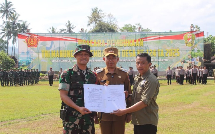 Pembukaan TMMD ke 124 TA 2025 Kodim 0824/Jember