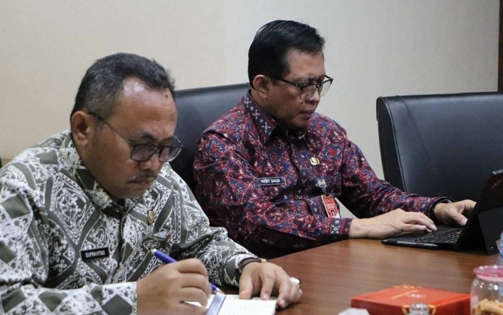 Dirjen Bangda Kemendagri Restuardy Daud 