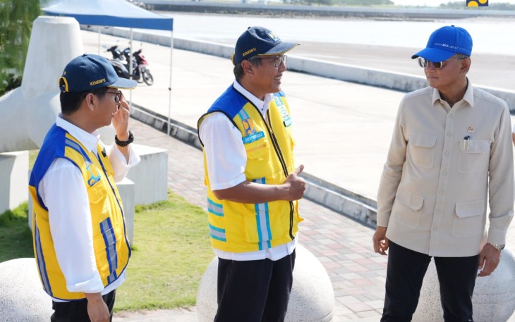 Menteri PU Tinjau Infrastruktur Pengendali Banjir Bandara Yogyakarta Internasional Airport