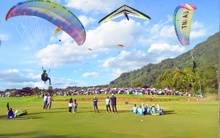 Jambore Paralayang Sumbar I 2025 di Kabupaten Lima Puluh Kota