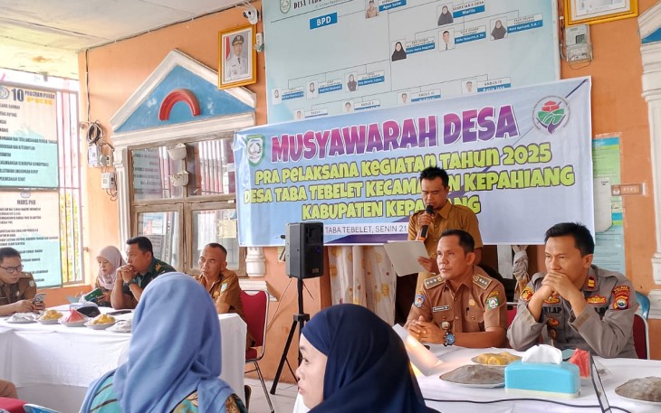 Pemdes Taba Tebelet Gelar Pra-pelaksanaan Kegiatan Tahun Anggaran 2025