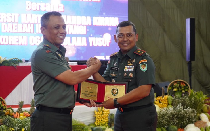 Pangdam III/Siliwangi Lakukan Kunjungan Kerja ke Korem 064/MY