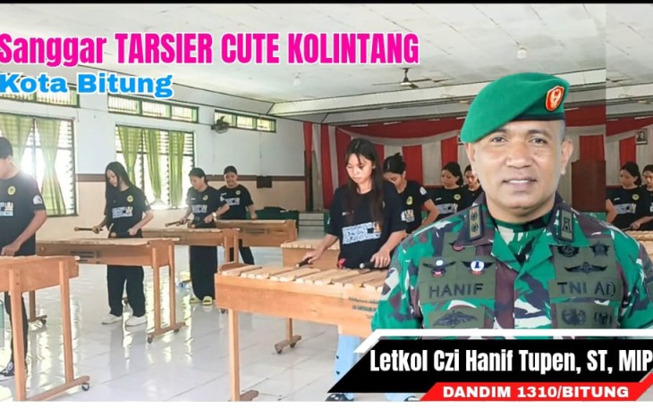 Dapat Dukungan Penuh dari DPP IHSA dan Kodim 1310/Bitung, Tim Kolintang Tarsier Cute Bitung Siap Berlaga di LTF 2025