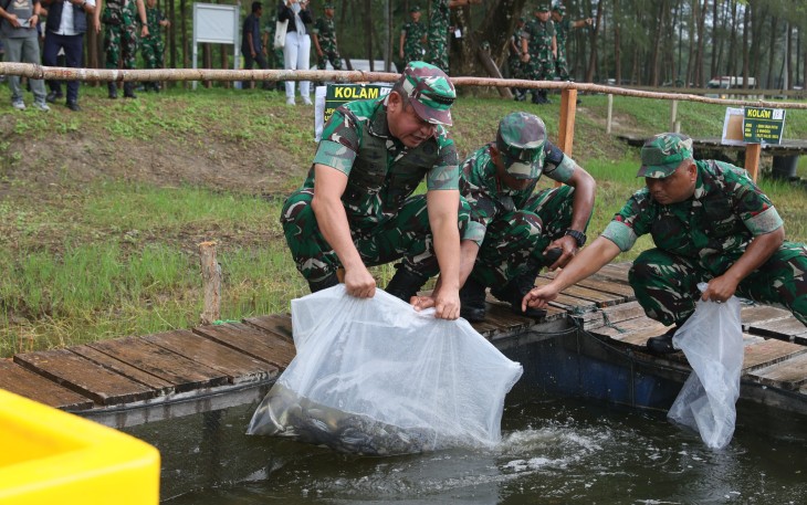 Kasad Apresiasi Inovasi Ketahanan Pangan di Bangka Botanical Garden