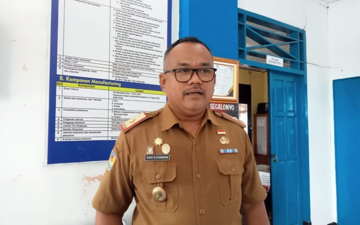 Kepala Dinas Sosial Kota Bengkulu Sahat Marulitua Situmorang