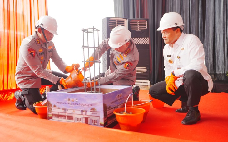 Kapolri Groundbreaking 24 SPPG Jateng