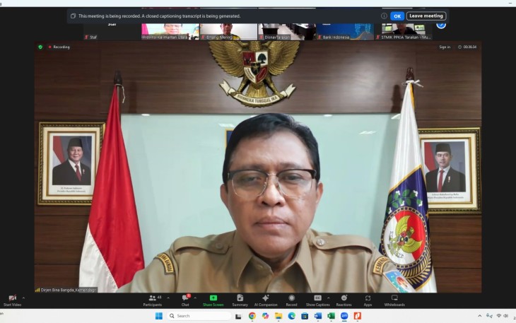 Dirjen Bina Pembangunan Daerah, Kemendagri, Restuardy Daud