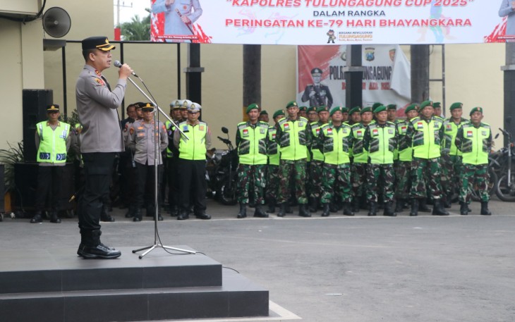 Sinergi TNI-Polri Amankan Pengesahan Warga Baru PSHT Tulungagung