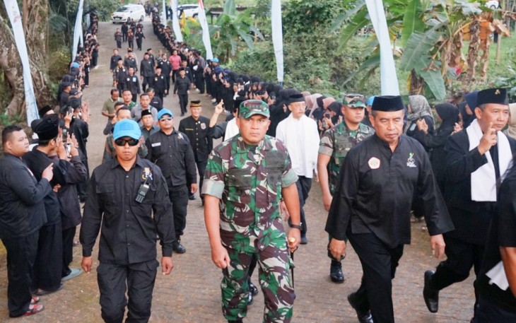 Danrem 081/DSJ Sambangi Perguruan Silat Pandan Alas