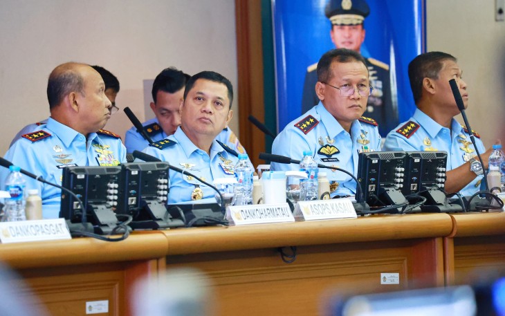 Dankoharmatau Hadiri Rapat Penajaman RKA-KL TNI AU 2026