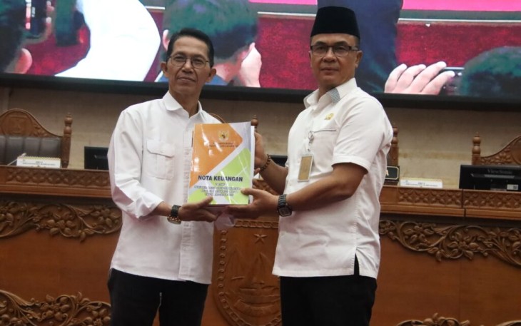 DPRD Batam Gelar Paripurna Penyampaian Nota Keuangan Perubahan APBD 2025