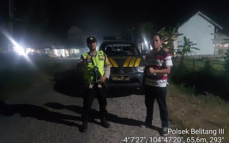 Polsek Belitang III Gelar Patroli Huting